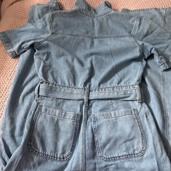 Universal Thread Denim Jumpsuit Women’s Size 6 Western Jumpsuot - Picture 5 of 6